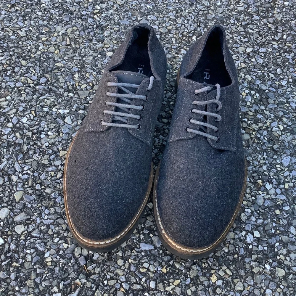 The Rail Men's Charcoal Gray Wool Blend Casual Dress Shoes‎ Size 41 (8)